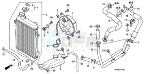 SH300AR9 Europe Direct - (ED / ABS SPC) drawing RADIATOR