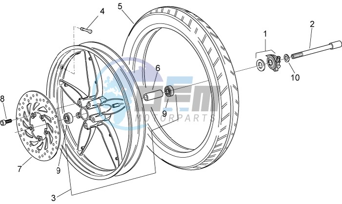 Front wheel