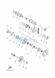 YFM450FWB KODIAK 450 (BJ5E) drawing TRANSMISSION