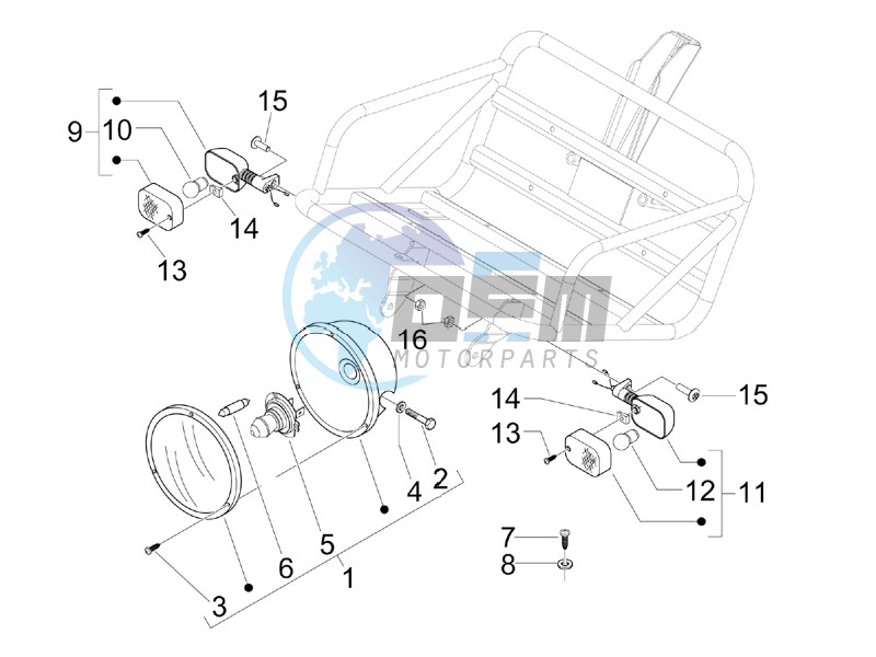 Head lamp - Turn signal lamps