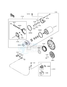 W800 EJ800AGF GB XX (EU ME A(FRICA) drawing Starter Motor