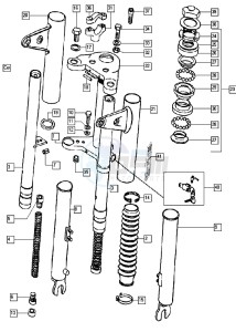 FLEXER_25-45kmh_K4-K7 50 K4-K7 drawing Front fork