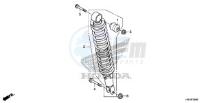 TRX500FE1F TRX500F Europe Direct - (ED) drawing REAR CUSHION