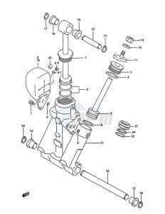 DT 85 drawing Trim Cylinder (1995 to 2000)