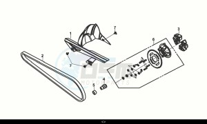 NH-T125I (MG12B2-EU) (E5) (M1) drawing DRIVE CHAIN - FINAL DRIVEN