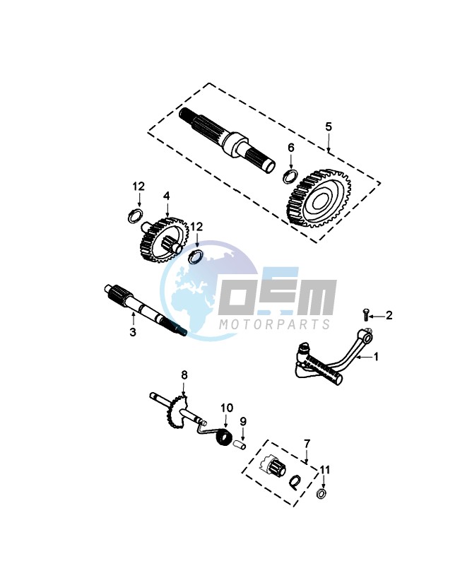 GEARBOX AND KICKSTART