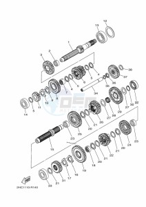 YXZ1000ET YXZ10YEXK (B5HA) drawing TRANSMISSION