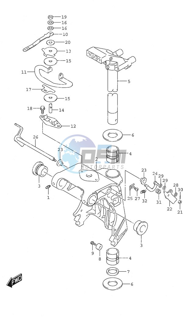 Swivel Bracket - Non-Remote Control