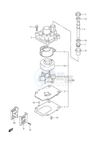 DF 70A drawing Water Pump