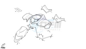 DXR - 200 CC VTHSM1B1A drawing FRONT BODY