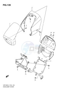 VZR1800 (E2) INTRUDER drawing HEADLAMP COVER (VZR1800L1 E51)