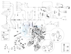 MP3 300 HPE (EMEA, APAC) drawing Main cable harness