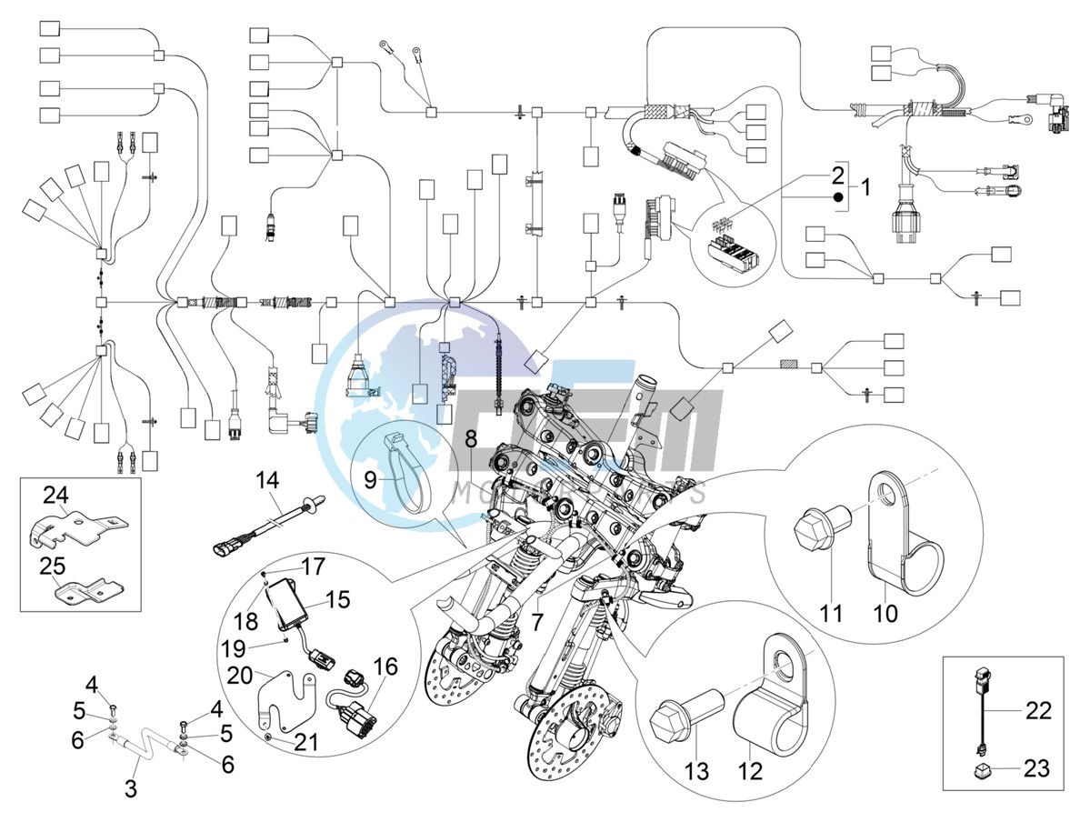 Main cable harness