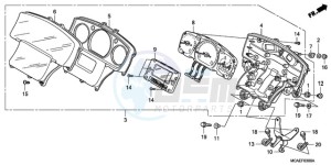 GL18009 BR / AB - (BR / AB) drawing METER