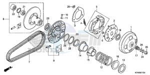 SH300AD SH300i E drawing DRIVEN FACE