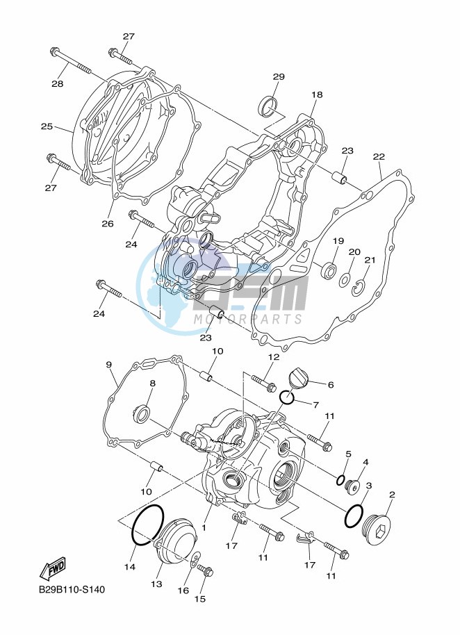 CRANKCASE COVER 1