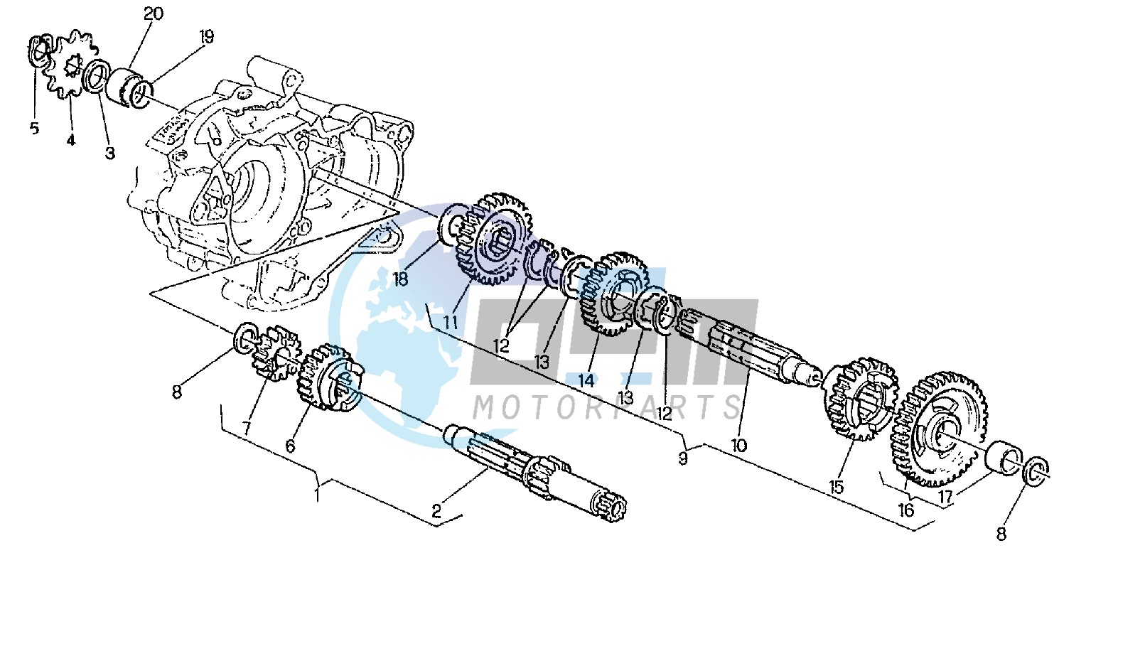 GEAR BOX 3 SPEED