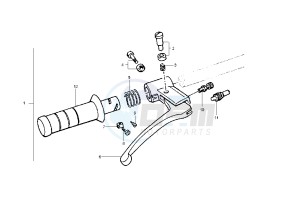 Typhoon 50 drawing Throttle Control