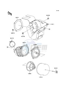 KX65 KX65AEF EU drawing Air Cleaner