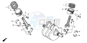 VT750C2 drawing CRANKSHAFT/PISTON