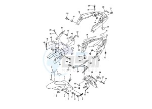 FZ6 FAZER ABS 600 drawing FENDER