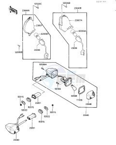 ZG 1000 A [CONCOURS] (A1-A3) [CONCOURS] drawing TURN SIGNALS