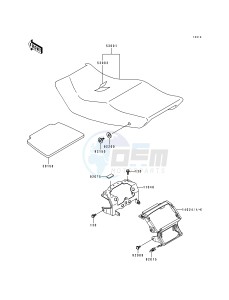 ZX 600 D [NINJA ZX-6] (D2-D4) [NINJA ZX-6] drawing SEAT