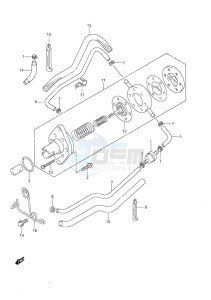 DF 9.9 drawing Fuel Pump - Non-Remote Control