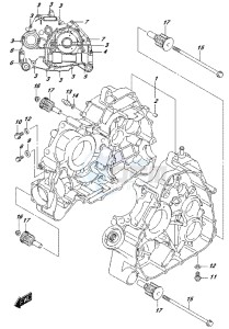 LT-A500XP drawing CRANKCASE