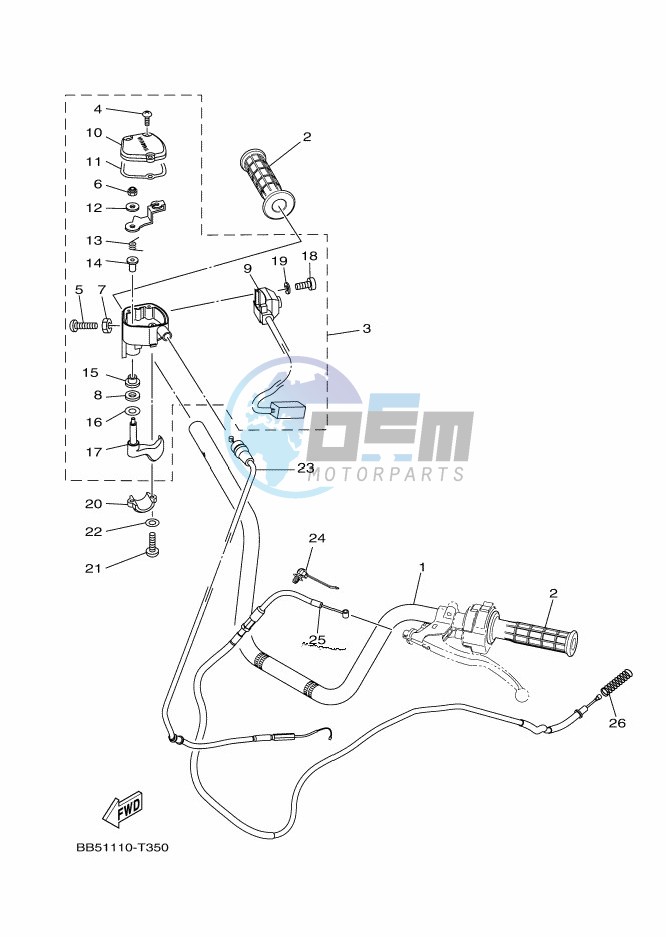 STEERING HANDLE & CABLE