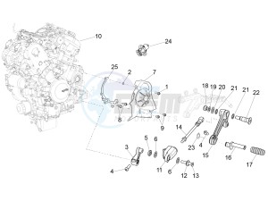 RSV4 1000 Racing Factory L.E. USA-CND (NAFTA) drawing Engine-Completing part-Lever