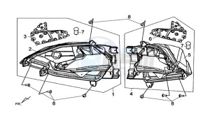 MAXSYM 600 I ABS EXECUTIVE (LX60A3-EU) (E4) (L7-M0) drawing TAIL LIGHT ASSY