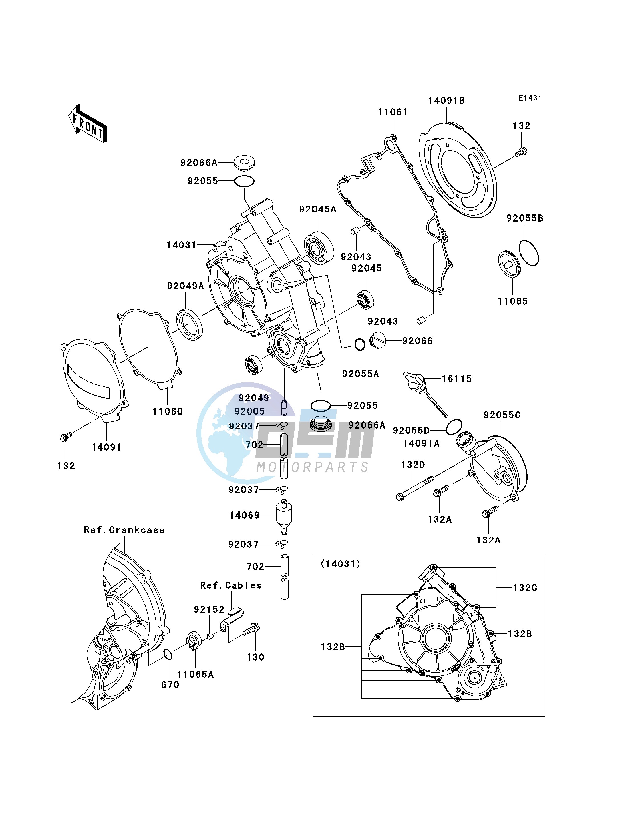 ENGINE COVER-- S- -