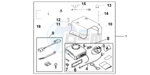 CBF1000FC CBF1000F E drawing AVERTO ALARM KIT