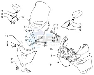 X9 200 180 drawing Shield - Windscreen