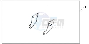 GL1800A SI - (SI) drawing CH SWINGARM PIVOT