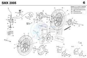 SMX 50 drawing WHEELS