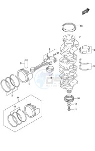 DF 175AP drawing Crankshaft