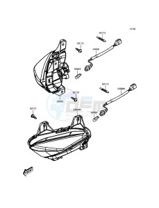 J125 ABS SC125CHFA XX (EU ME A(FRICA) drawing Turn Signals