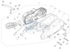 MP3 500 MAXI SPORT-BUSINESS-ADVANCED E4 ABS (EMEA-APAC) drawing Air filter