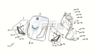 FIDDLE II 125S drawing HEAD LIGHT / INDICATORS