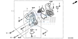 GL1800A SI - (SI) drawing WATER PUMP