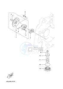 YP250R X-MAX 250 (2DL4 2DL4 2DL4) drawing OIL PUMP