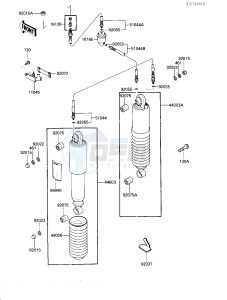 ZG 1200 B [VOYAGER XII] (B1-B5) [VOYAGER XII] drawing SUSPENSION_SHOCK ABSORBER