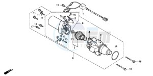 NSR125R drawing STARTING MOTOR