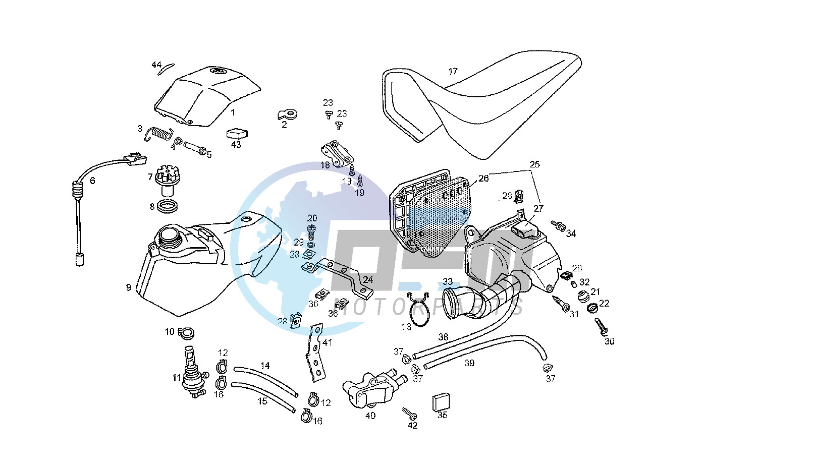 FUEL TANK - SEAT