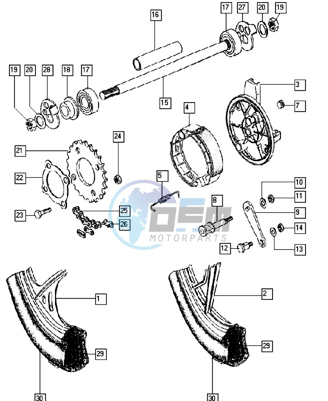 Rear wheel