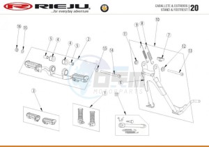 BYE-BIKE-25-KM-H-EURO4-HOLLAND-WHITE drawing SIDE SUPPORT