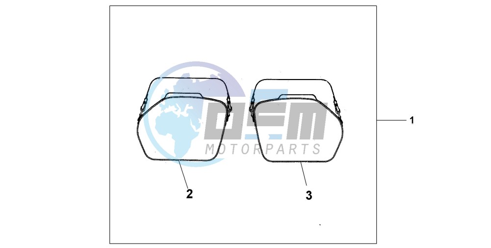 PANNIER INNER BAG SET