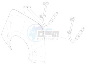 Primavera 50 4T-2V 25 kmh (EMEA) drawing Windshield - Glass